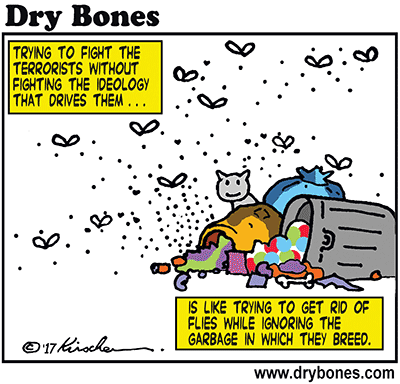 Dry Bones cartoon,Abbas,Hamas,Terrorism, Islamism, Palestinian murderers, Arabs,ideology,