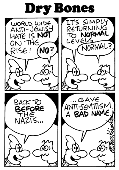 Dry Bones cartoon,donate, antisemitism, Jew Hatred, Nazis, public opinion,
