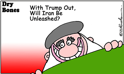 Dry Bones cartoon, America, Biden,Trump,America, Antisemitism,Presidency, Iran,