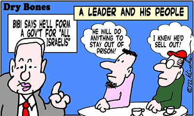 Dry Bones cartoon,Israel, democracy, Right Wing, Leftists, elections,politics,Likud, Bibi, Netanyahu, 